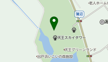 天王グリーンランド 道の駅てんのう スカイタワー そば屋八兵衛の地図画像