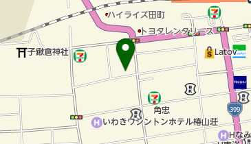 大石そば処の地図画像