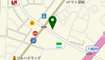 北乃屋の地図画像