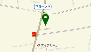 つたやそばの地図画像