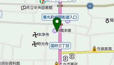 京屋生そば店の地図画像