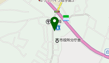 薮そばの地図画像