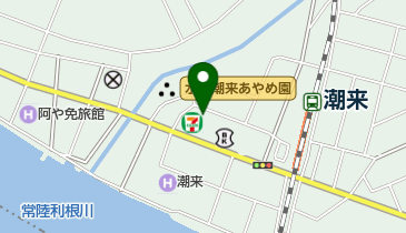 潮来更科の地図画像