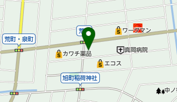 志奈乃そば店の地図画像