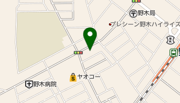 巴屋そば処の地図画像