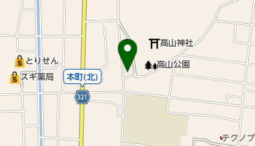 くりやの地図画像