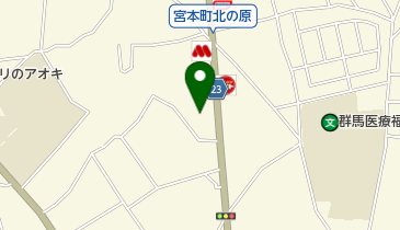 そば岡部の地図画像