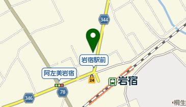 岩宿庵の地図画像