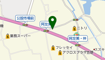 次郎長うどん店の地図画像