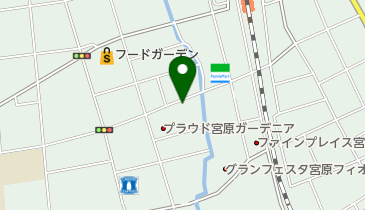 細のそば店の地図画像