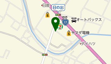 石挽蕎麦花の木の地図画像
