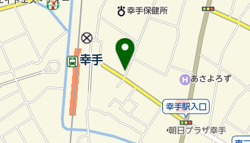 更科そば店の地図画像