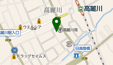 せきねうどんの地図画像