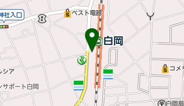 笠置そばの地図画像