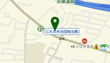 いな川きそばの地図画像
