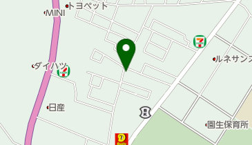 花月庵 園生支店の地図画像