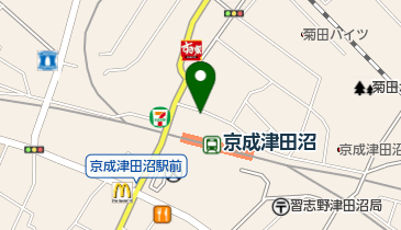 巴屋 そば店の地図画像