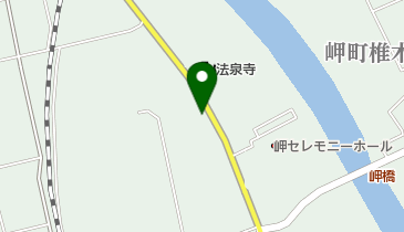 手打そば ひらがの地図画像