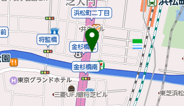 六文そば 金杉橋店の地図画像