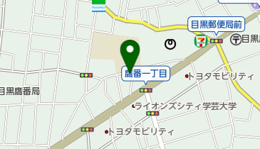 鷹番 朝日屋の地図画像