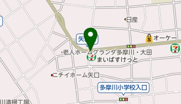 多摩川 (蕎肆遊粋 多摩川)の地図画像