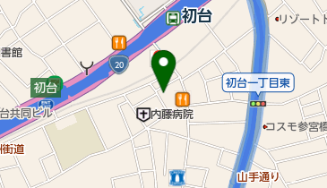 丸屋 初台店の地図画像