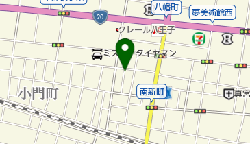 満留賀そばの地図画像