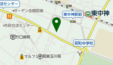 満留賀そば店の地図画像