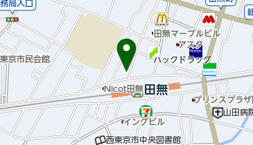 手打ち蕎麦さらしな田無店の地図画像