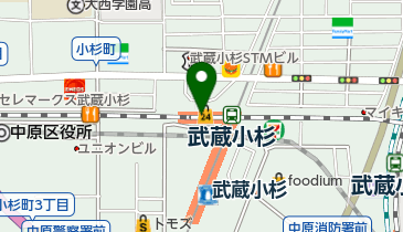本場さぬきうどん 親父の製麺所 武蔵小杉店の地図画像