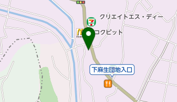 さか本そば店の地図画像