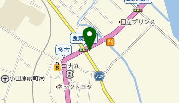 城下町 はつ花そばの地図画像