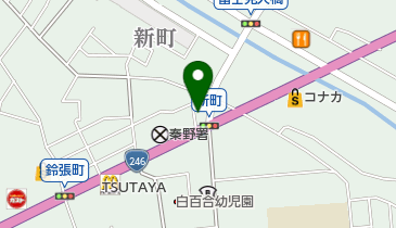 秦野砂場の地図画像