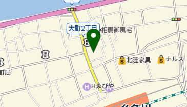 そば処金七の地図画像