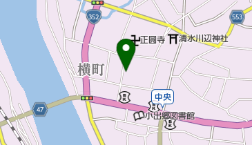 そば処富永の地図画像