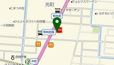 ほたやShokudoの地図画像