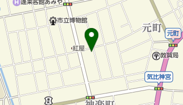 まるい麺類店の地図画像