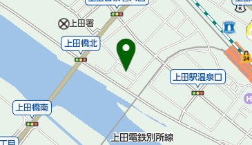 更科そば店の地図画像