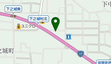 鶏麺 327の地図画像