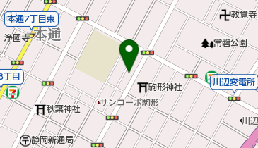 駒形石ケ谷そば店の地図画像