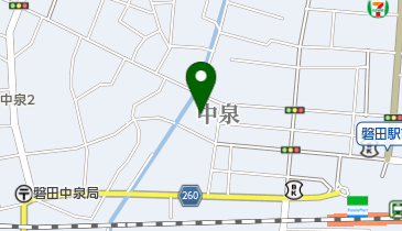 ふじやそば店の地図画像