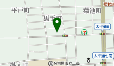 手打 長命うどん 浅井店の地図画像