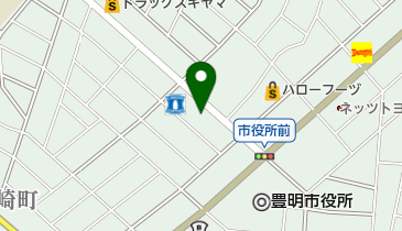釜通うどん店の地図画像