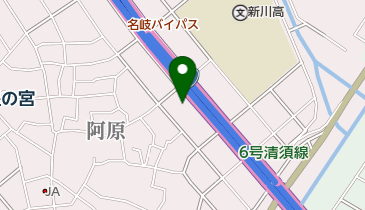 麺処あづまの地図画像
