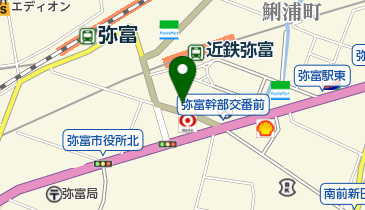 一八うどんの地図画像