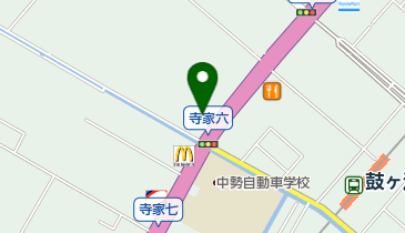 さぬきうどん 瀬戸の地図画像