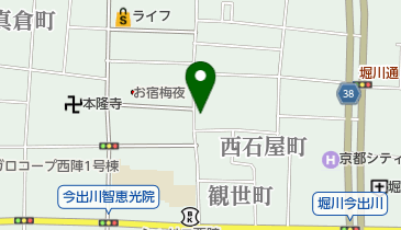 西陣ゑびやの地図画像