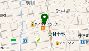 五合庵の地図画像