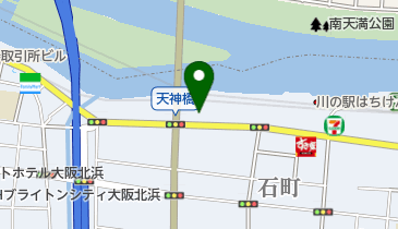 信州そば 北浜店の地図画像