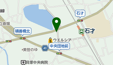 なにわうどんの地図画像